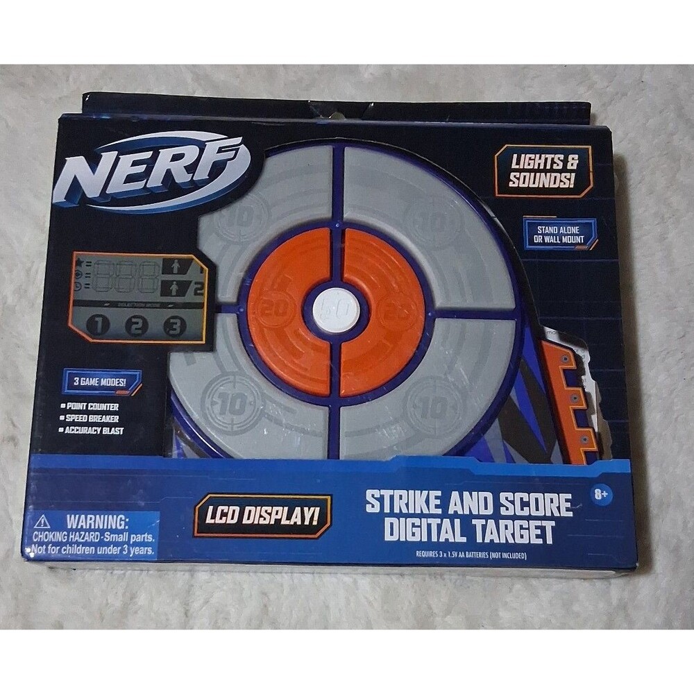 Nerf strike and score digital target